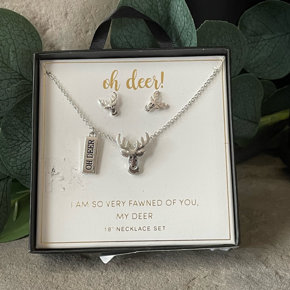 Deer jewelry set